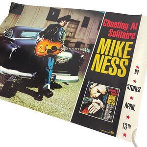 Mike Ness Social Distortion Cheating At Solitaire Vtg 1999 Promo Poster 18x25"